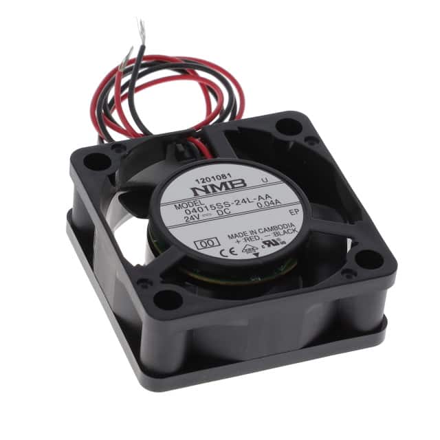 04015SS-24L-AA-00 FAN AXIAL 40X15MM 24VDC WIRE