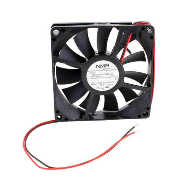 08015SS-24N-AA-00 FAN AXIAL 80X15MM 24VDC WIRE