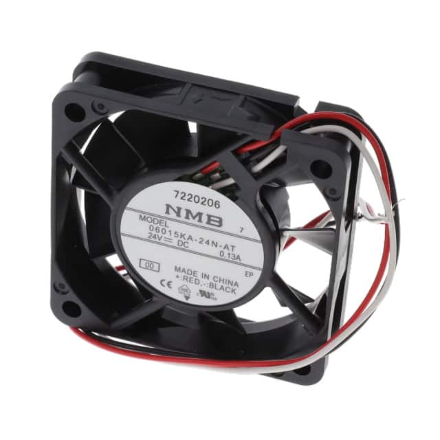 06015KA-24N-AT-00 FAN AXIAL 60X15MM 24VDC WIRE