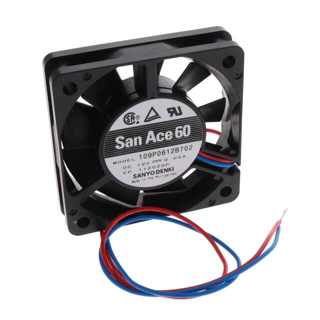 109P0612B702 FAN AXIAL 60X15MM 12VDC WIRE
