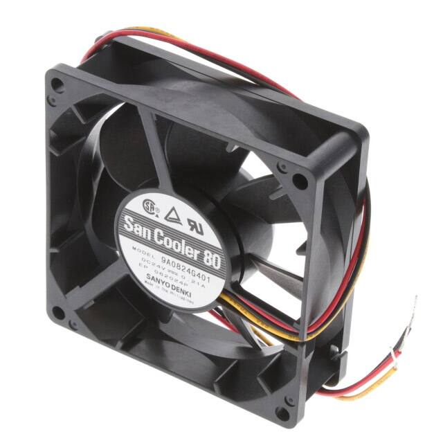 9A0824G401 FAN AXIAL 80X25MM 24VDC WIRE