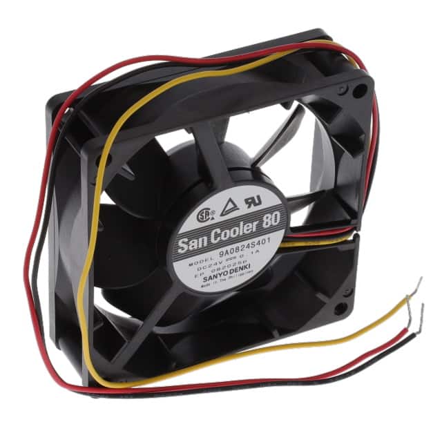 9A0824S401 FAN AXIAL 80X25MM 24VDC WIRE