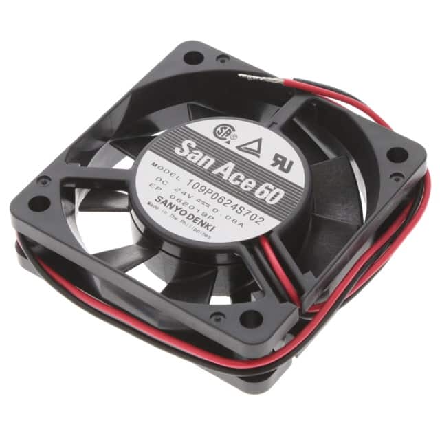 109P0624S702 FAN AXIAL 60X15MM 24VDC WIRE