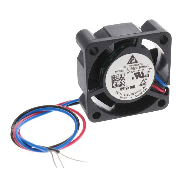 AFB02512HHA-CF00 FAN AXIAL 25X10MM 12VDC WIRE