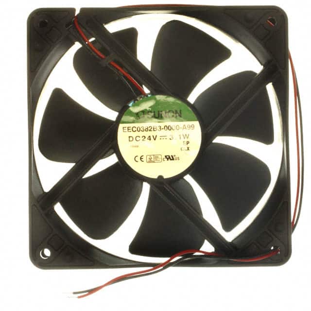 EEC0382B3-000U-A99 FAN AXIAL 120X38MM 24VDC WIRE
