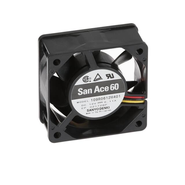 109R0612H401 FAN AXIAL 60X25MM 12VDC WIRE