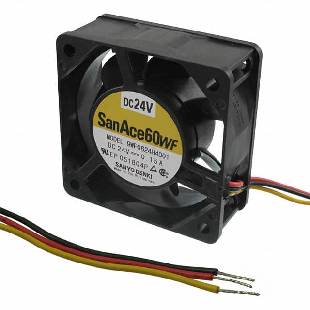 9WF0624H4D01 FAN AXIAL 60X25MM 24VDC WIRE