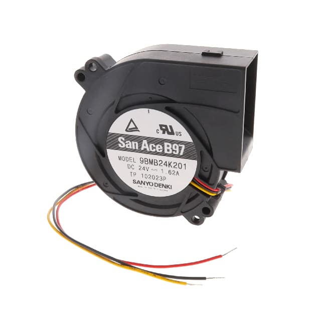 9BMB24K201 FAN BLOWER 97.1X33MM 24VDC WIRE