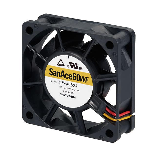 9WFA0624G6D001 FAN AXIAL 60X20MM 24VDC WIRE