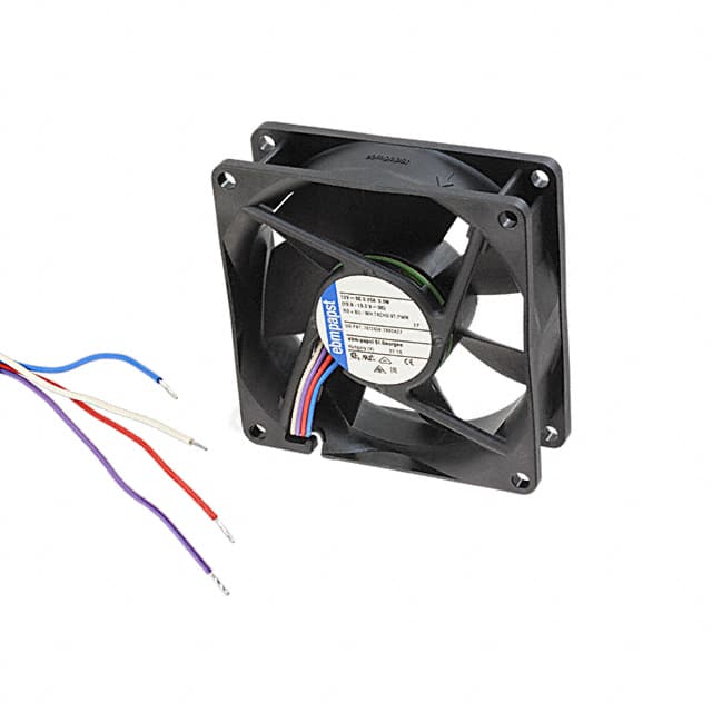 8412N/2GHP FAN AXIAL 80X25MM 12VDC WIRE
