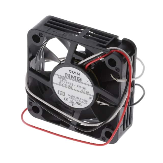 05015SS-12R-WL-D0 FAN AXIAL 50X15.35MM 12VDC WIRE