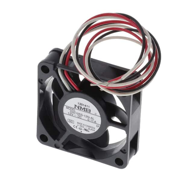 03510SS-12N-AL-00 FAN AXIAL 35X10MM 12VDC WIRE