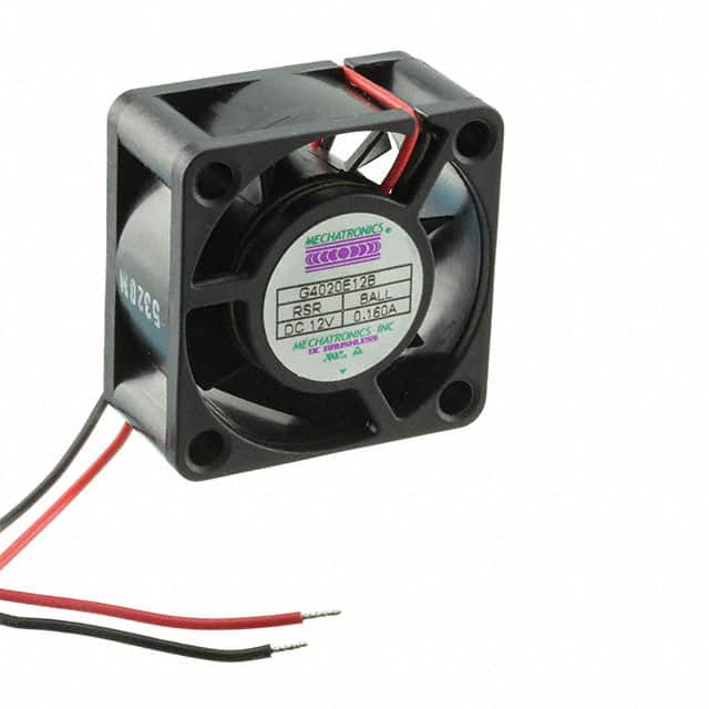 G4020E12B-RSR FAN AXIAL 40X20MM 12VDC WIRE
