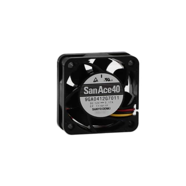 9GA0412G7011 FAN AXL 40X15.2MM 12VDC RECT