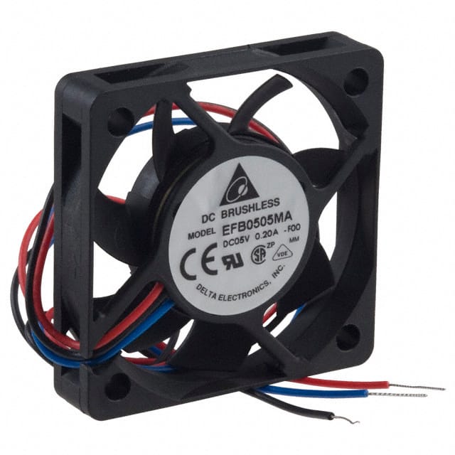 EFB0505MA-F00 FAN AXIAL 50X10MM BALL 5VDC WIRE