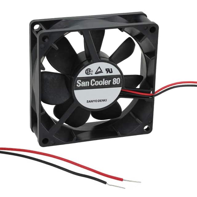 9A0812H4021 FAN AXIAL 80X25MM 12VDC WIRE
