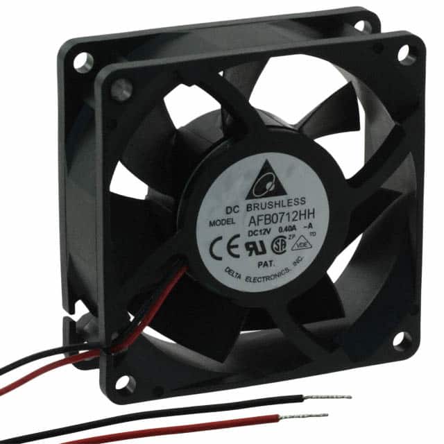 AFB0712HH-A FAN AXIAL 70X25.4MM 12VDC WIRE