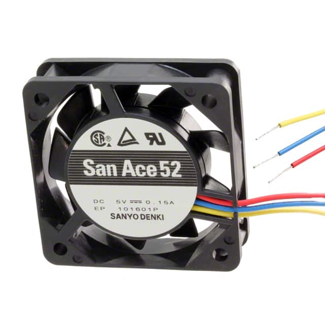 109P0505M701 FAN AXIAL 52X15MM BALL 5VDC WIRE