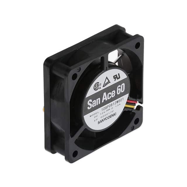 109P0612W601 FAN AXIAL 60X20MM 12VDC WIRE