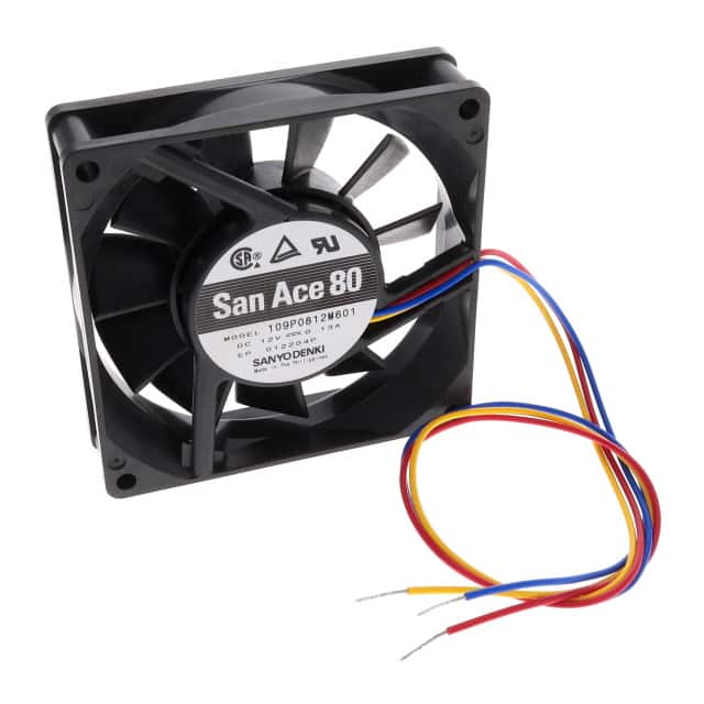 109P0812M601 FAN AXIAL 80X20MM 12VDC WIRE