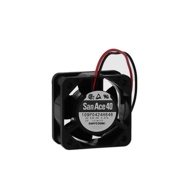 109P0424H646 FAN AXIAL 40X20MM 24VDC