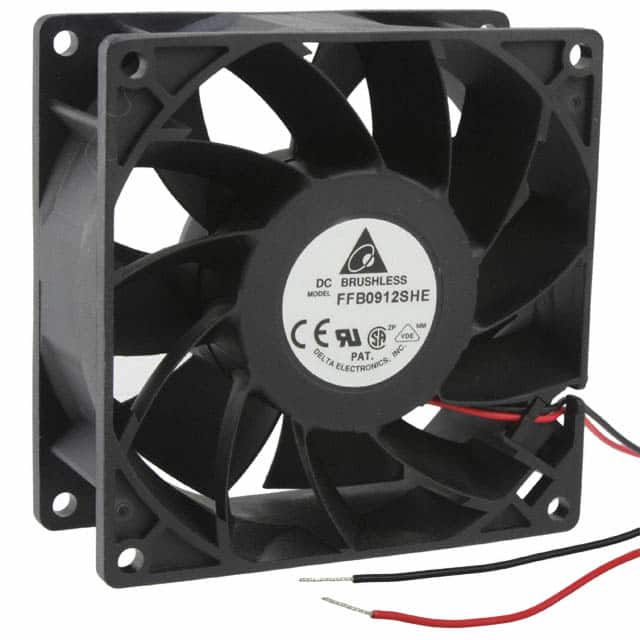 FFB0912SHE FAN AXIAL 92X38MM 12VDC WIRE