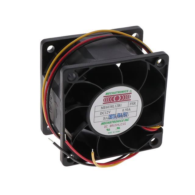 ME6038L12B1-FSR FAN AXIAL 60X38MM 12VDC WIRE