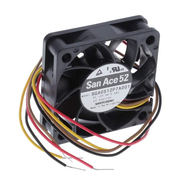 9GA0512P7A001 FAN AXIAL 52X15MM 12VDC WIRE
