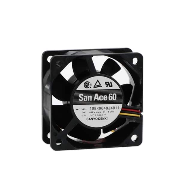 109R0648J4011 FAN AXIAL 60X25MM 48VDC WIRE