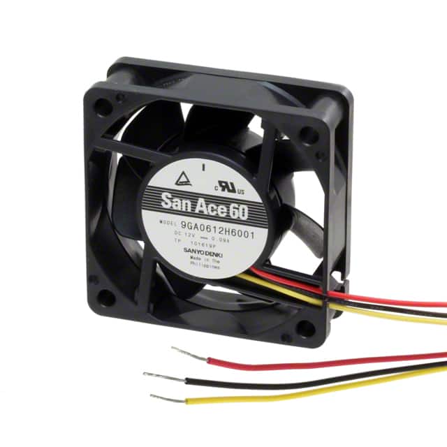 9GA0612H6001 FAN AXIAL 60X20MM 12VDC WIRE