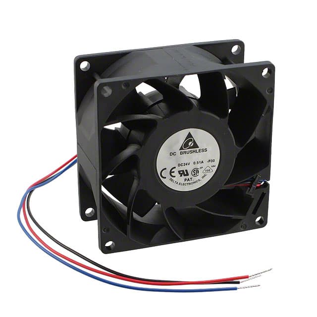 FFB0824SHE-F00 FAN AXIAL 80X38MM 24VDC WIRE