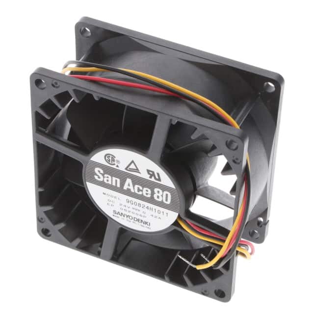 9G0824H1011 FAN AXIAL 80X38MM 24VDC WIRE
