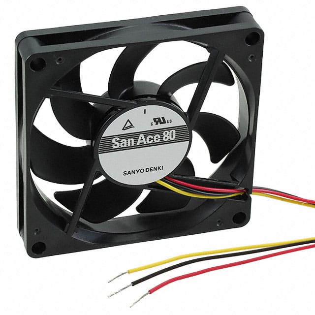 9GA0812H7001 FAN AXIAL 80X15MM 12VDC WIRE