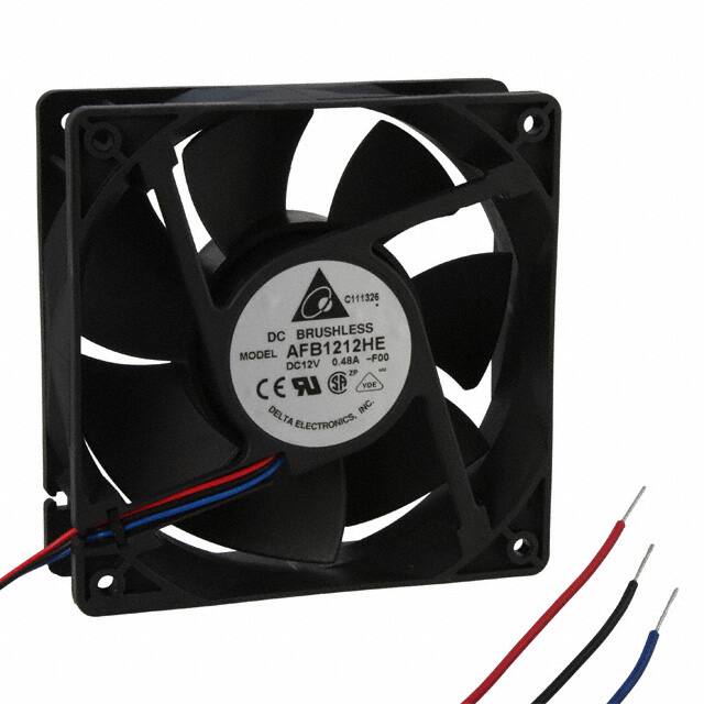 AFB1212HE-F00 FAN AXIAL 120X38MM 12VDC WIRE