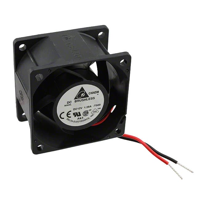 PFB0612GHE-T500 FAN AXIAL 60X38MM 12VDC WIRE