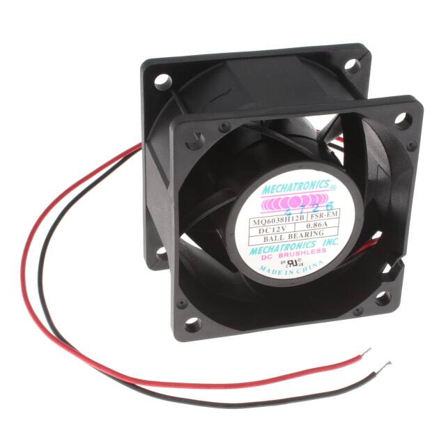 MQ6038H12B-FSR-EM FAN AXIAL 60X38MM 12VDC WIRE