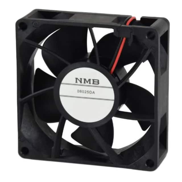 08025DA-12N-EU-02 FAN AXIAL 80X25.4MM 12VDC WIRE