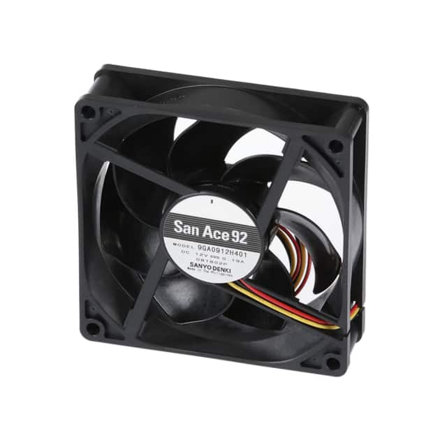 9GA0912H401 FAN AXIAL 92X25MM 12VDC WIRE