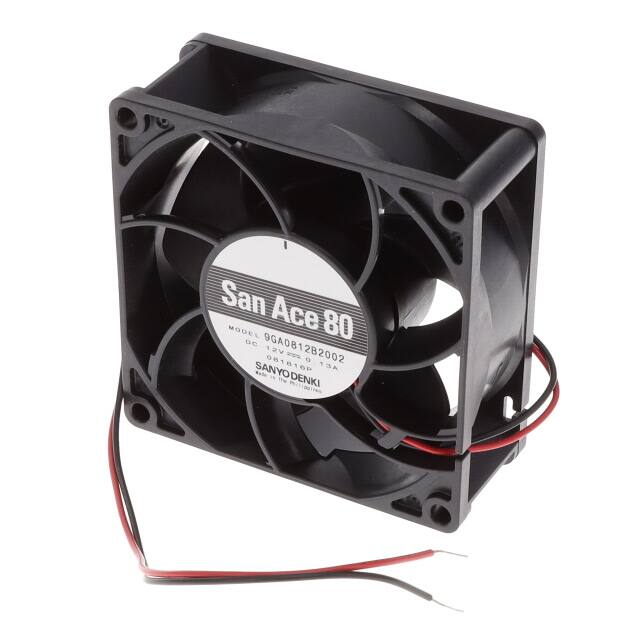 9GA0812B2002 FAN AXIAL 80X32MM 12VDC WIRE