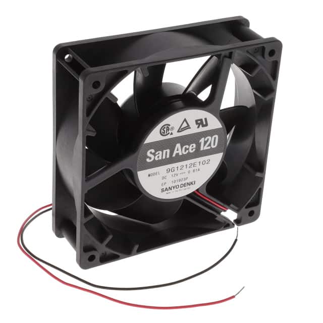 9G1212E102 FAN AXIAL 119X38MM 12VDC WIRE