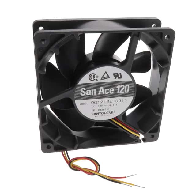 9G1212E1D011 FAN AXIAL 119X38MM 12VDC WIRE