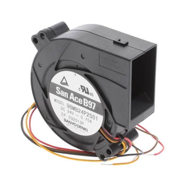 9BMB24P2S01 FAN BLOWER 97.1X33MM 24VDC WIRE