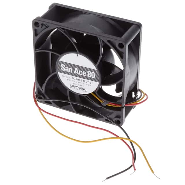 9GA0824L2001 FAN AXIAL 80X32MM 24VDC WIRE
