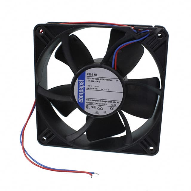 4312NN FAN AXIAL 119X32MM 12VDC WIRE