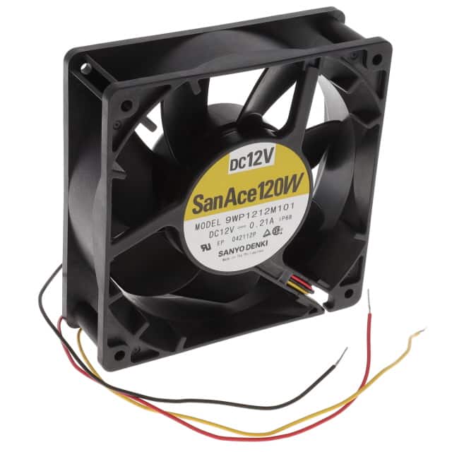 9WP1212M101 FAN AXIAL 120X38MM 12VDC WIRE