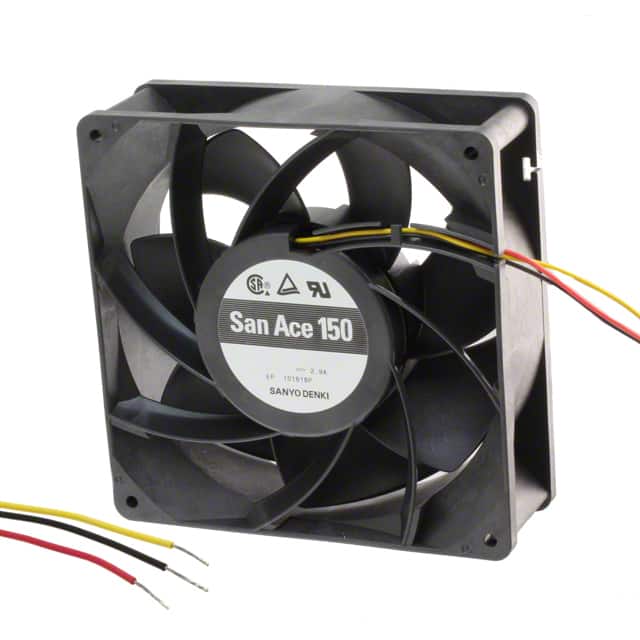 9GV1512H5011 FAN AXIAL 150X50MM 12VDC WIRE