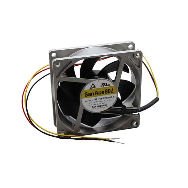 9LG0812H4001 FAN AXIAL 80X25MM 12VDC WIRE