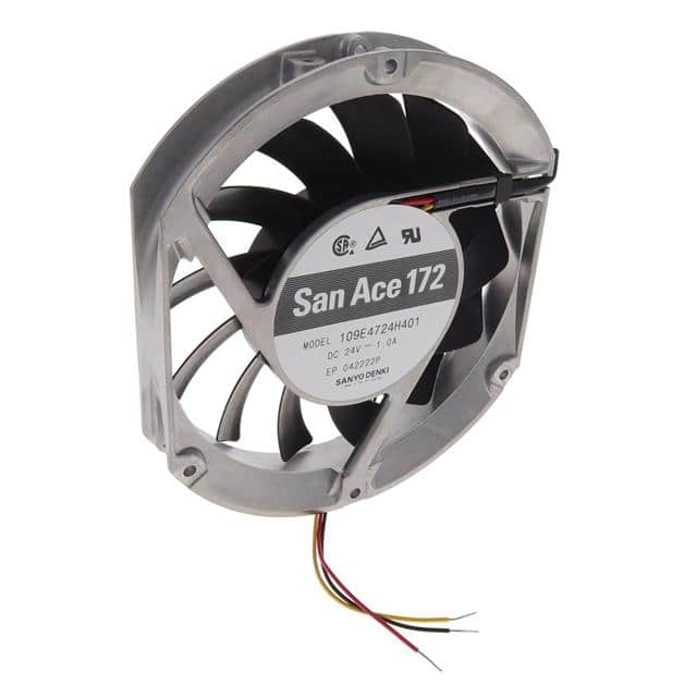 109E4724H401 FAN AXIAL 172X25.4MM 24VDC WIRE