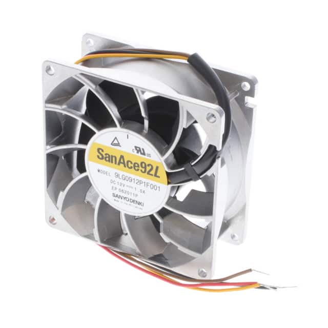 9LG0912P1F001 FAN AXIAL 92X38MM 12VDC WIRE