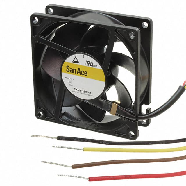 9WL0812P4G001 FAN AXIAL 80X25MM 12VDC WIRE